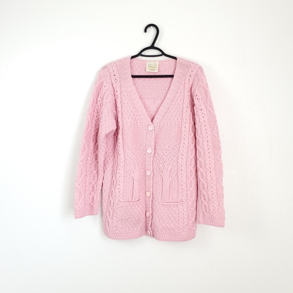 KILRONAN 100% Merino wool cardigan - Picture 6 of 13